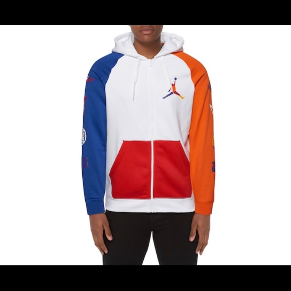 Jordan Hoodie Rivals Full Zip Hoodie Mens Size L